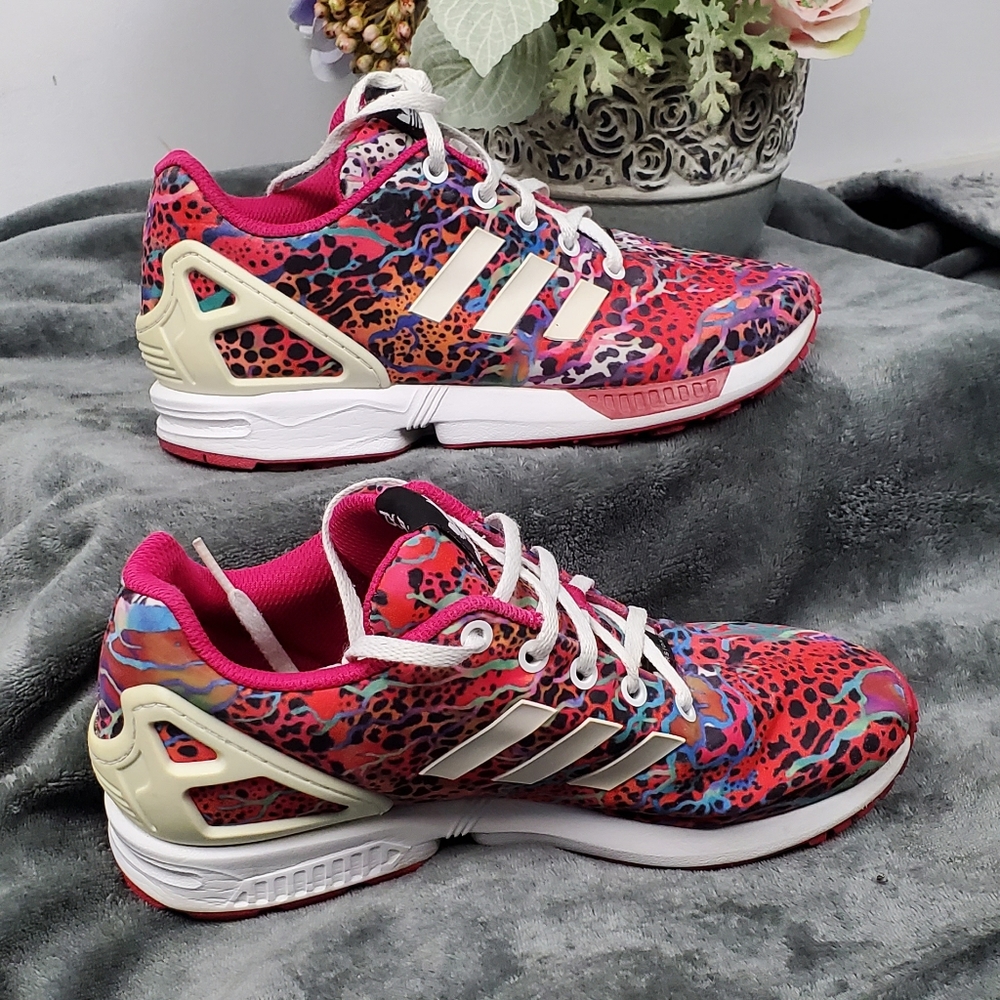 Adidas ZX Flux Torcion Pink multicolor Size 6